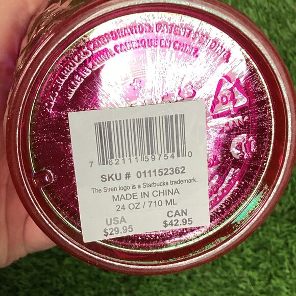 Starbucks Red Prism Tumbler 24oz - Picture 9 of 11